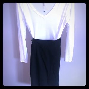 Timeless black pencil skirt